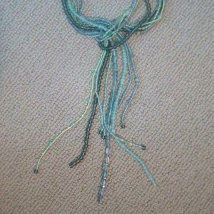 3/$15 Vintage Boho Chic Glass Bead Lasso Style Necklace